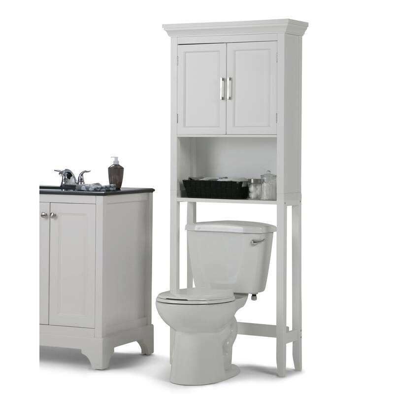 WYNDENHALL Hayes 67 inch H x 27 inch W Space Saver Bath Cabinet - 67 inch high - 67 inch high