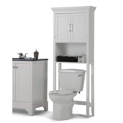 WYNDENHALL Hayes 67 inch H x 27 inch W Space Saver Bath Cabinet - 67 inch high - 67 inch high
