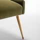 preview thumbnail 75 of 106, SEYNAR Modern Dining Chairs Set of 6, Velvet Accent Chair Tufted Back Armless Chair with Back Pull
