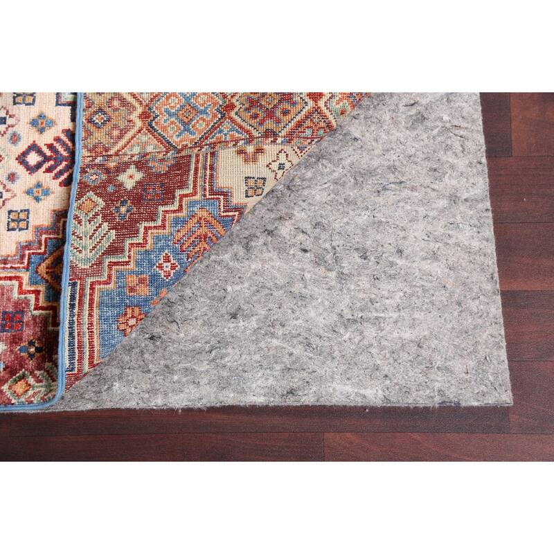 Vegetable Dye Super Kazak Oriental Wool Area Rug Hand-knotted Carpet - 6'7" x 9'8"