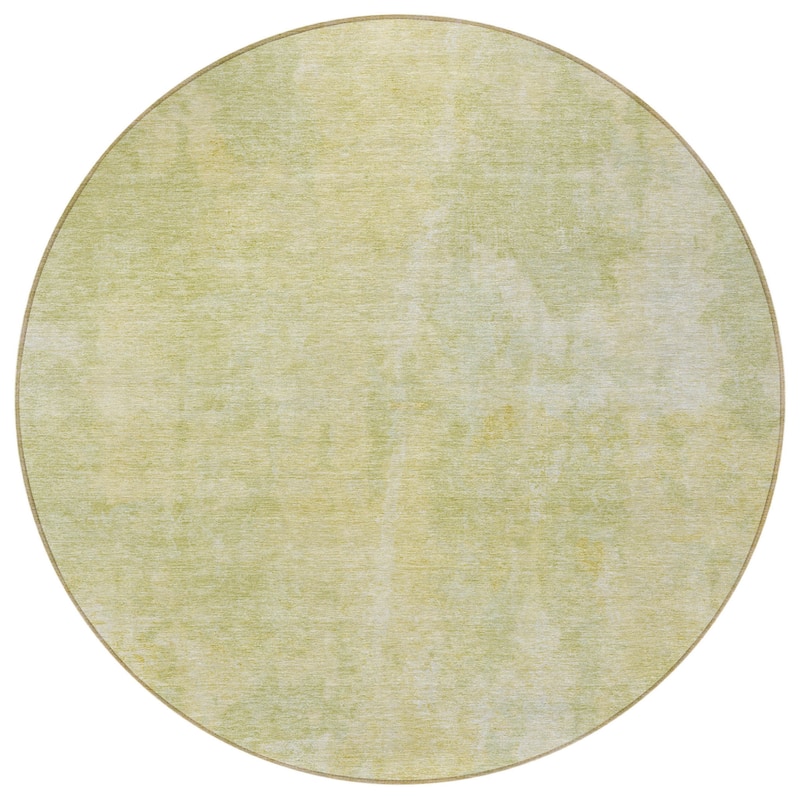 Dax Modern Art-Inspired Weather Resistant Blended Style Outdoor Rug