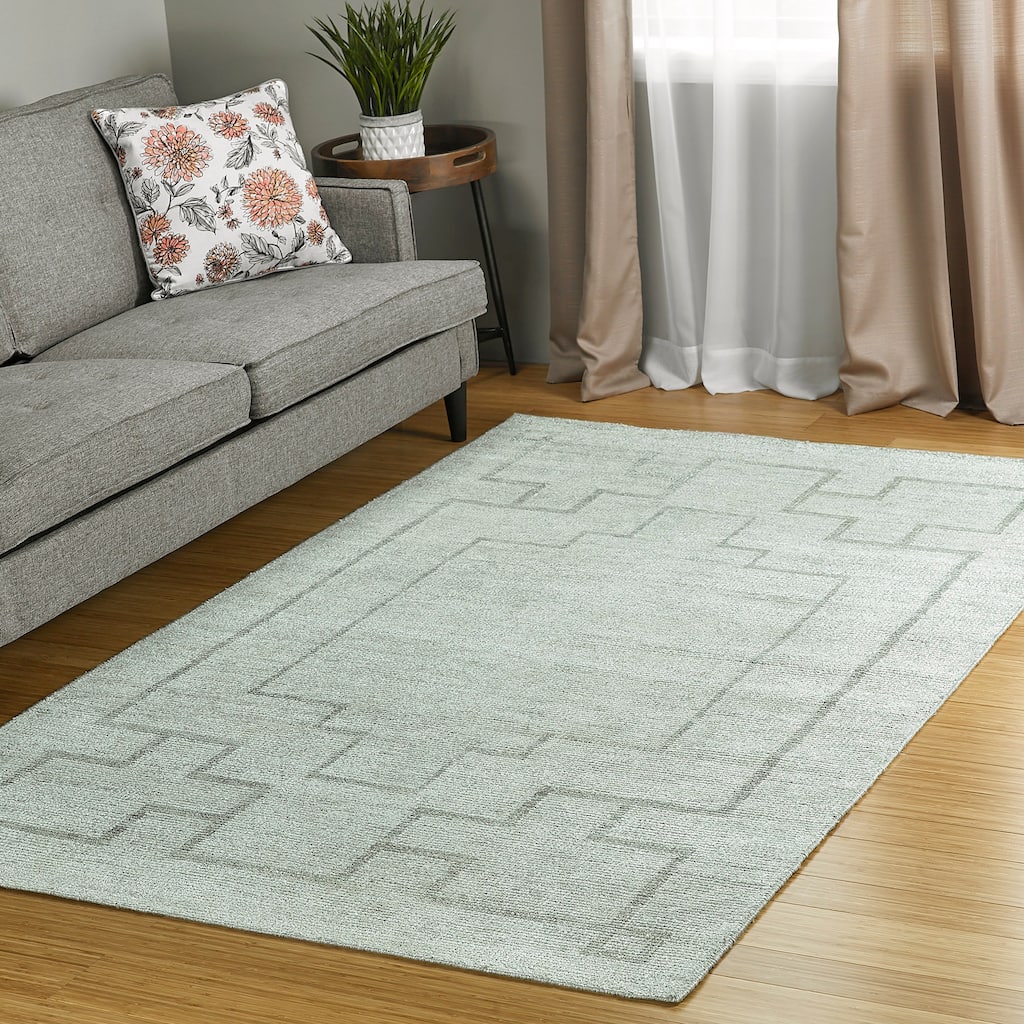 Adana Hand-Woven Bamboo Silk Area Rug