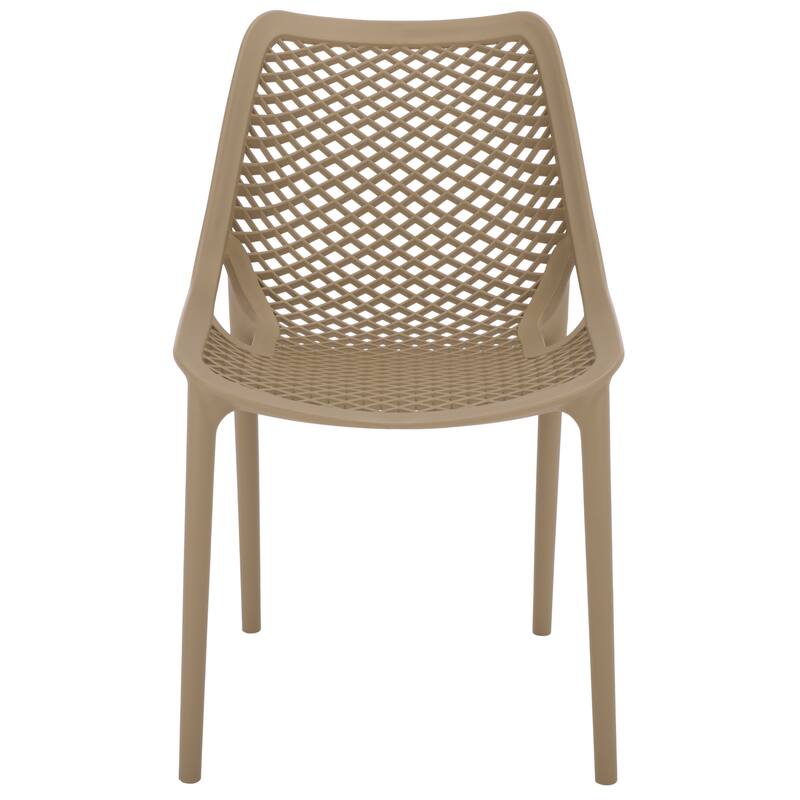 SAFAVIEH Outdoor Living Leila Dining Chair (Set of 2) - 20"W x 24"D x 32"H