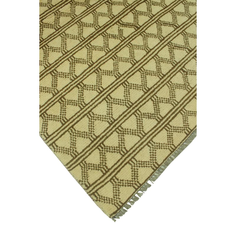 Balochi Cordell Brown/Ivory Rug - 3'3" x 4'9"