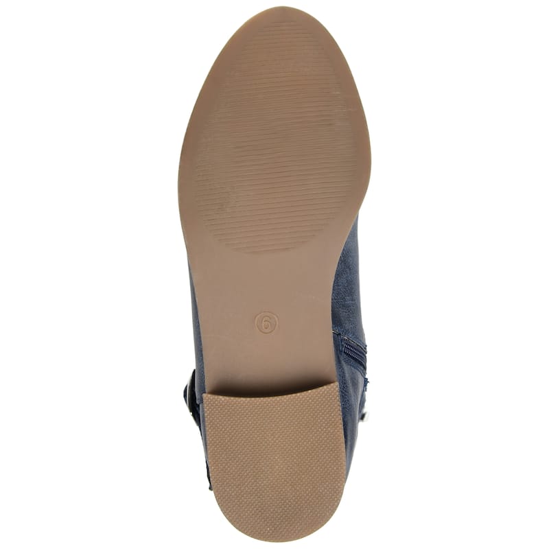 Journee Collection Women's Ivie Stacked Heel Riding Boots