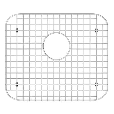 Whitehaus Matching Grid for Large Bowl of Model WHNDBU3318 - Stainless Steel