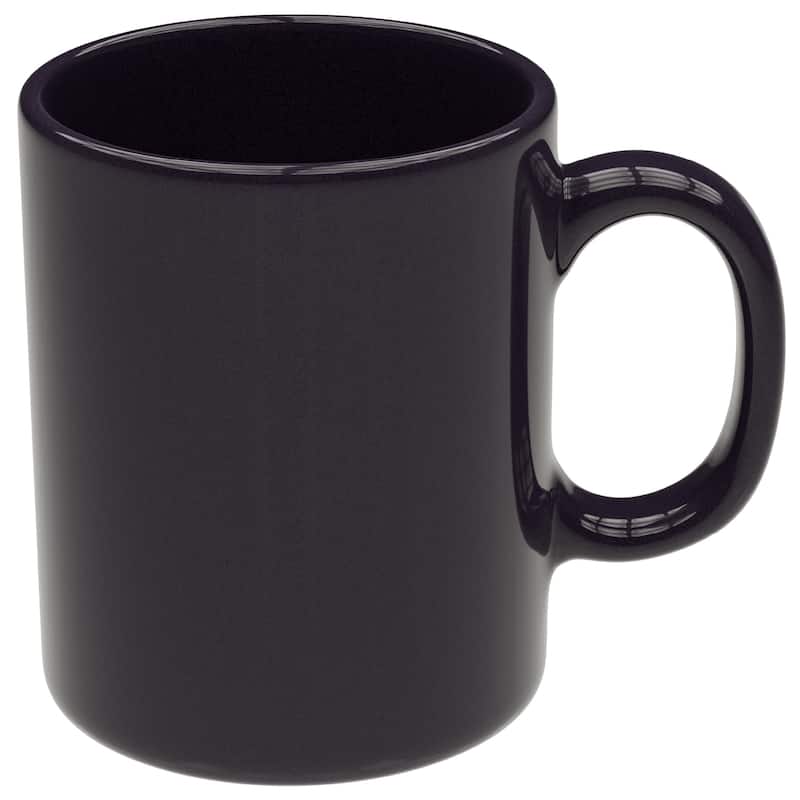 Omniware Teaz Cafe 11 oz Classic Mug - 3" D x 3.75" H - Aubergine