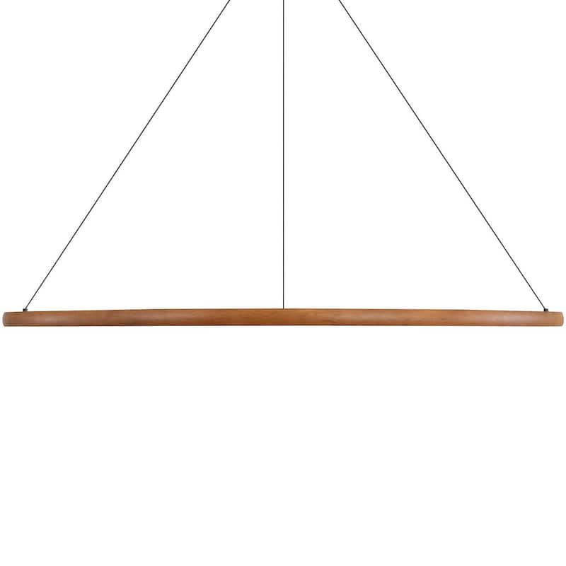 Golden Lighting 5460-47 Veritas 48" Wide Ring Chandelier - Driftwood