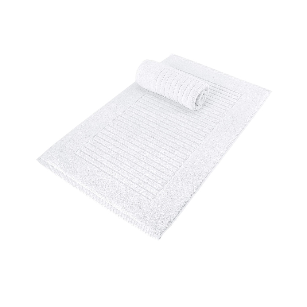 Brampton Plush Absorbent Non-Slip Cotton Bath Mat Set of 2