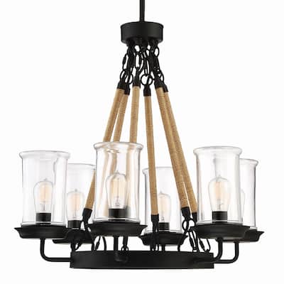 Craftmade Homestead 6 Light 27" Wide Outdoor Chandelier
