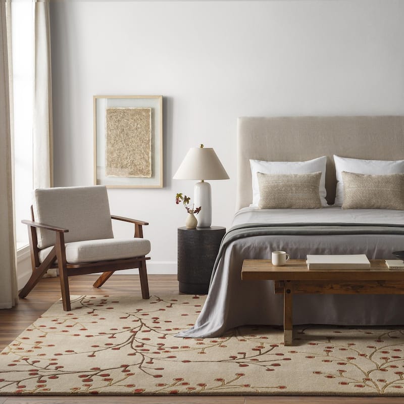 Livabliss Athena French Country Floral & Botanical Hand Tufted Area Rug