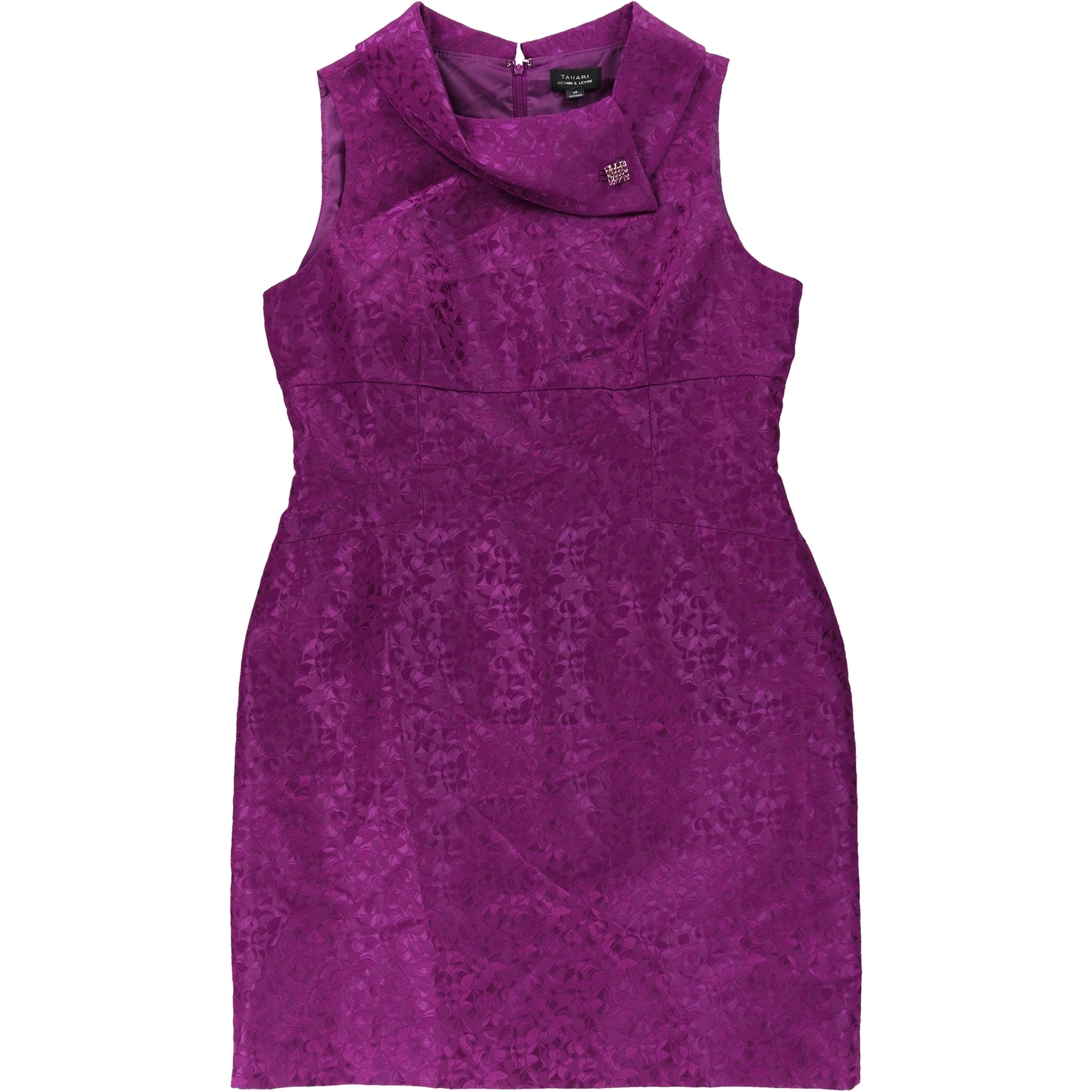purple embellished dress
