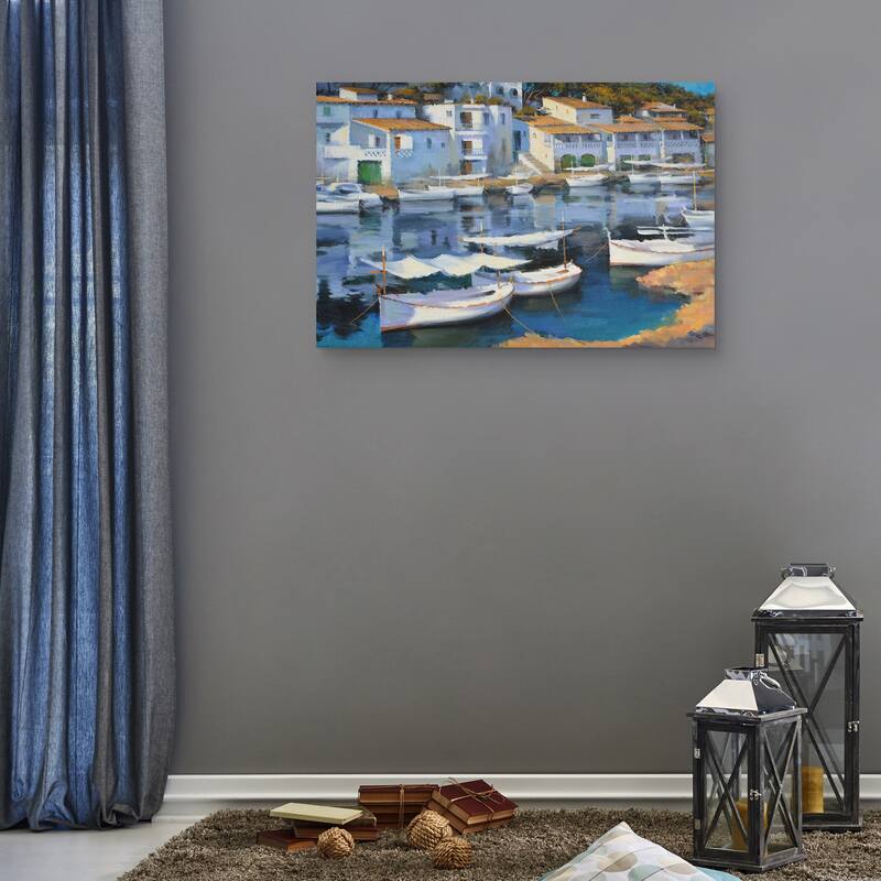 Cala Figuera by Alex Hook Krioutchkov Canvas Art Print