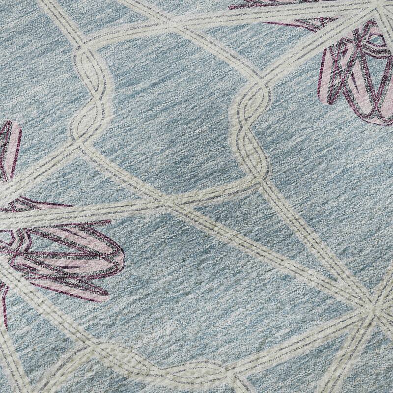 Premium Washable Super Soft Contemporary Tangle Mayfield Rug