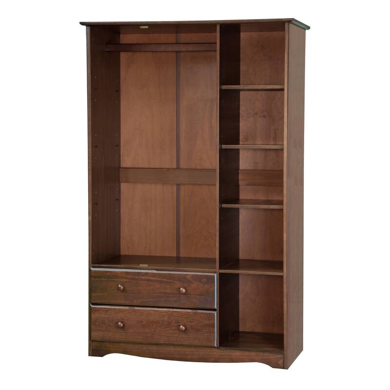 Palace Imports 100% Solid Wood Grand Wardrobe Armoire