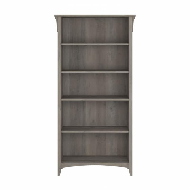 Bush Furniture Salinas Tall 5 Shelf Bookcase with Adjustable Shelves