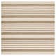 SAFAVIEH Courtyard Charmaine Indoor/ Outdoor Waterproof Area Rug - 4' x 4' Square - Brown/Bone