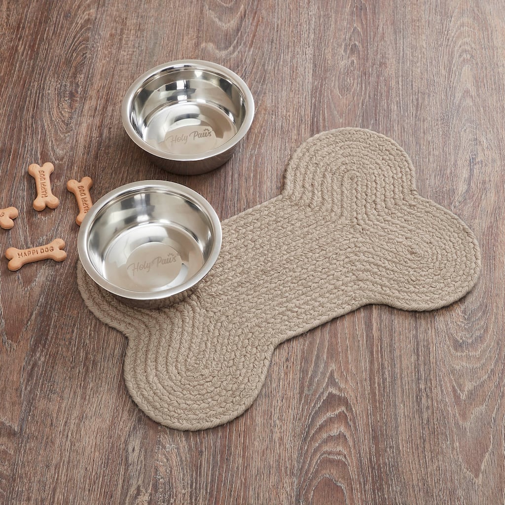 Natural Indoor/Outdoor Small Bone Rug 11.5x17.5