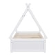 preview thumbnail 24 of 22, Twin Size House Platform Bed with Two Drawers