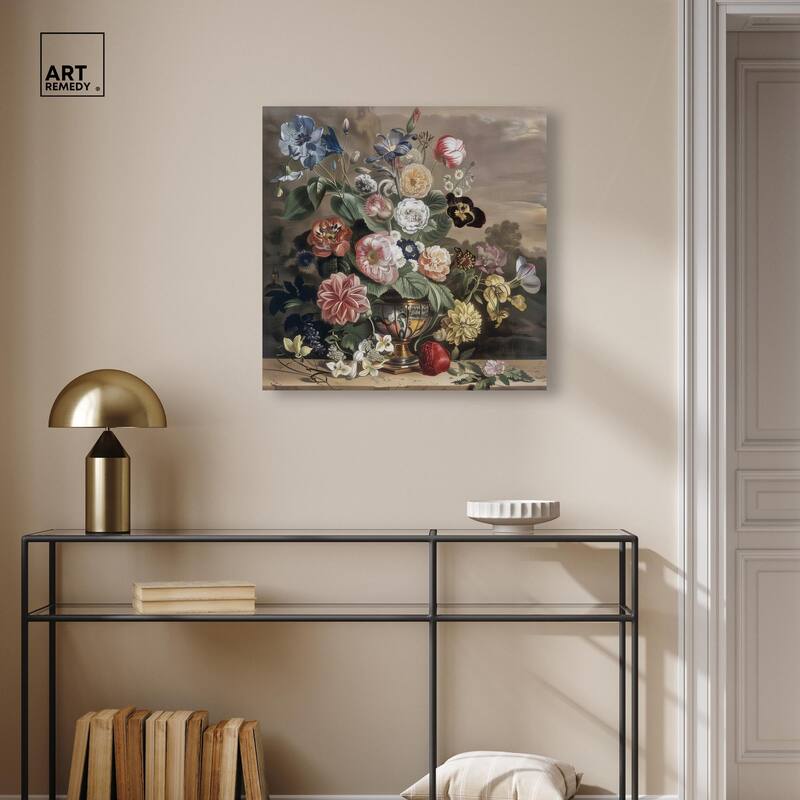 Classical Dream Vase II Canvas by Art Remedy, Gallery Wrapped