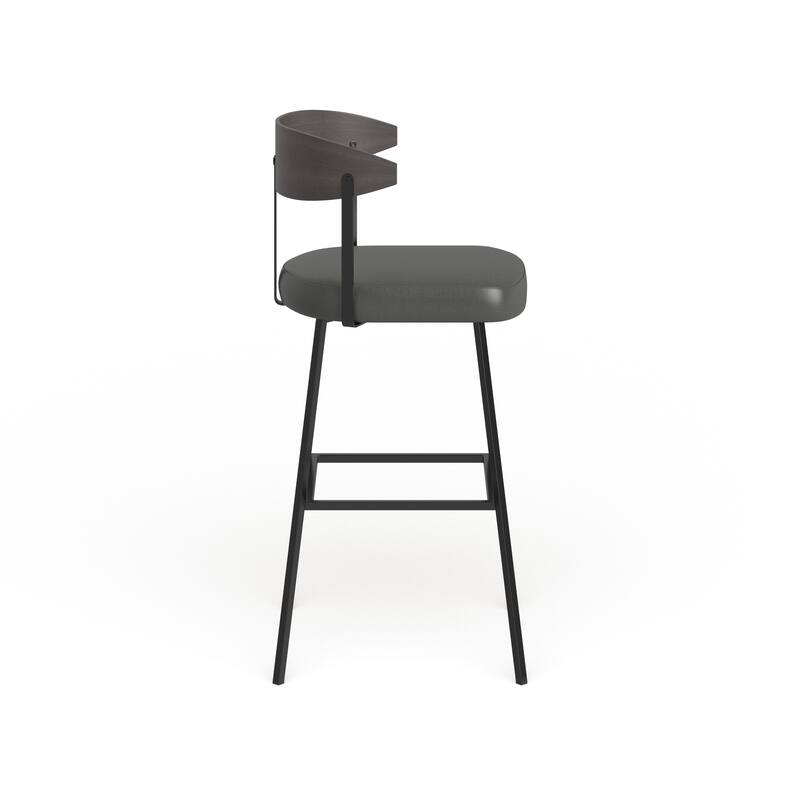 Amisco Quinton Swivel Counter and Bar Stool