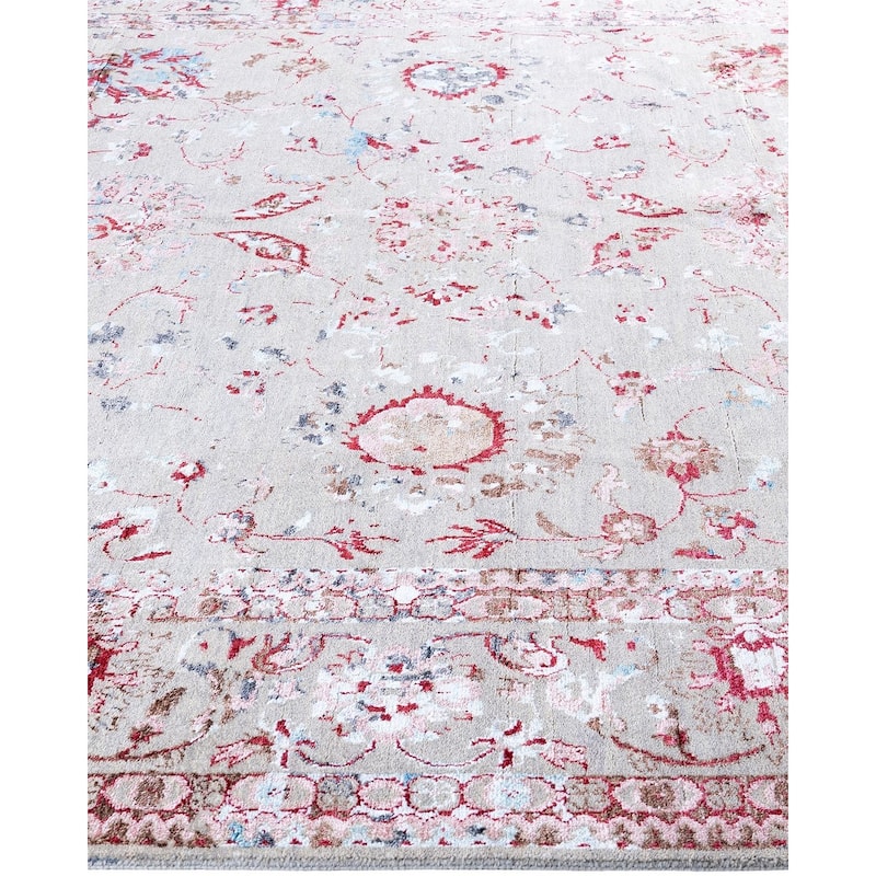 Ikat One-of-a-Kind Hand-Knotted Area Rug, Beige - 8' 1" x 10' 0"