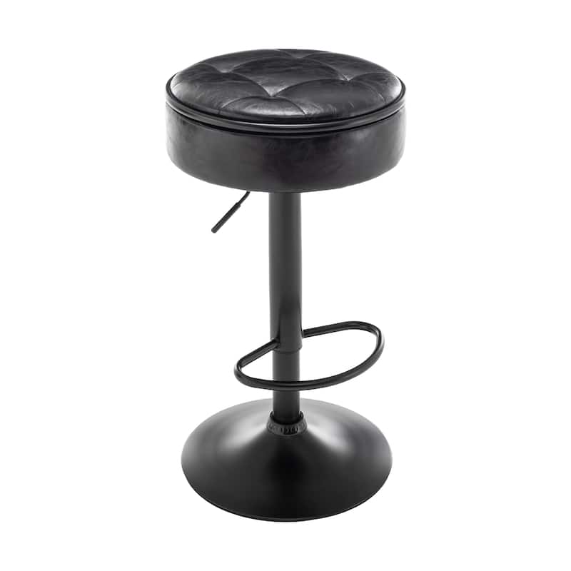 Round Storage Bar Stool Set Of 2
