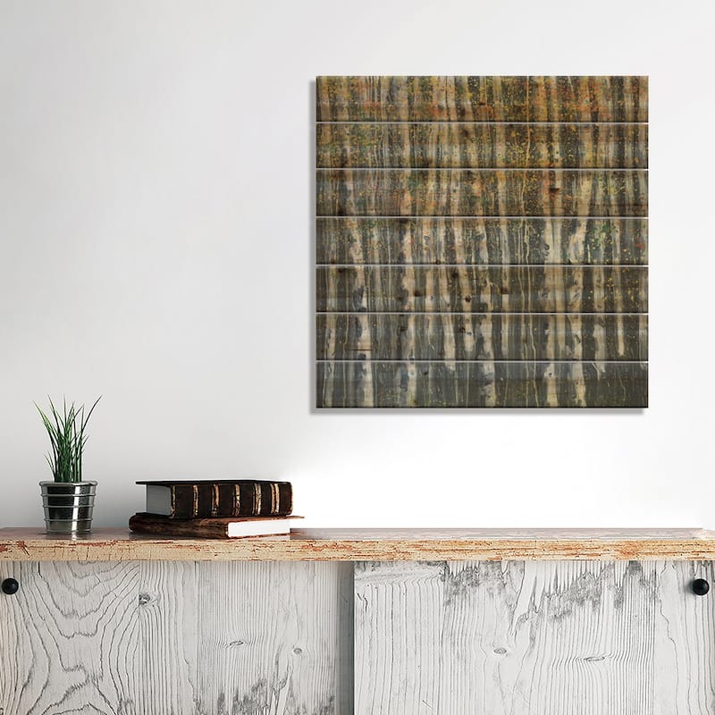 Woodland IV Print On Wood by DAG, Inc. - Multi-Color