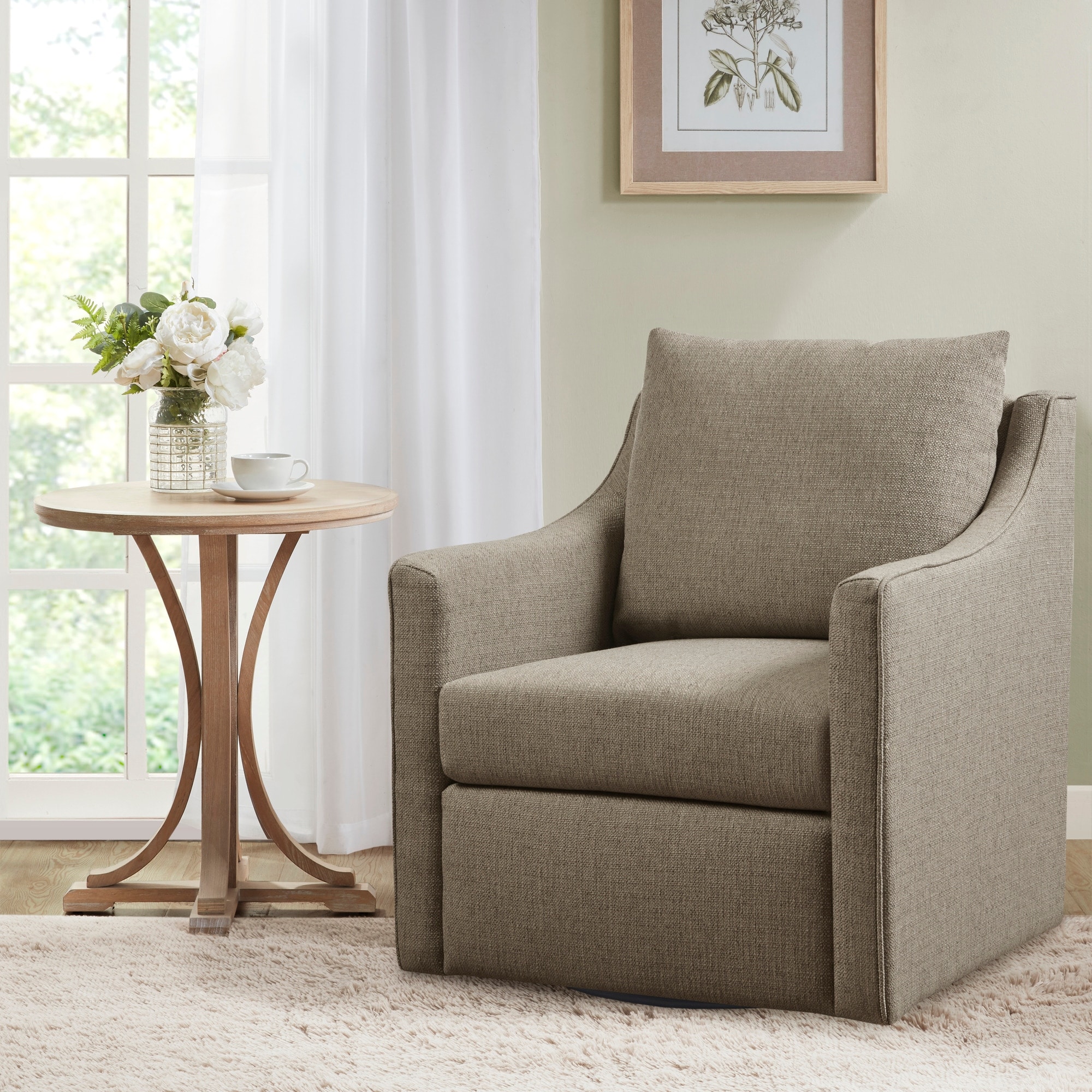 Quincy swivel online armchair