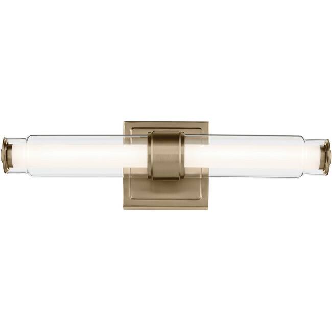 Kichler 55237LED Laurene 2 Light 19" Wide LED Vanity Light with Clear