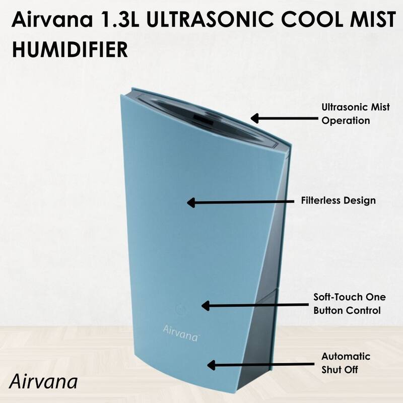 1.3L/ 0.34 Gal Ultrasonic Cool Mist Humidifier AV450HUM