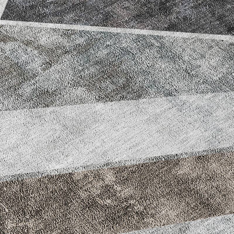 HomeRoots Geometric Transitional Rectangle Outdoor Rug