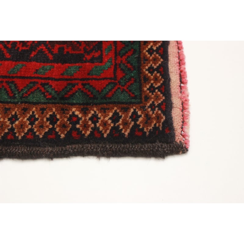 Teimani Burgundy Rug 2'11" x 4'11" - 2'11 x 4'11