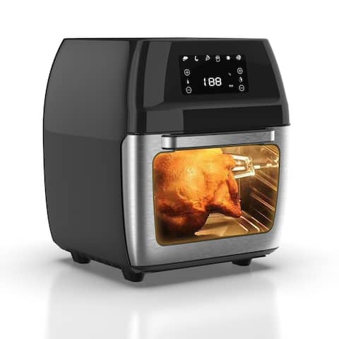Chefpod Pro Air Fryer Oven Stainless Steel Digital Touchscreen 13 QT Family Rotisserie Hot Oven Cooker