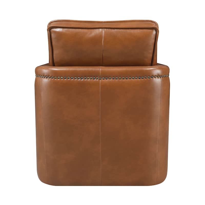 30" Faux Leather Accent Chair