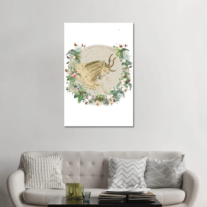 iCanvas "Capricorn Horoscope" by Natalie Ryan Canvas Print - 48x32x1.5