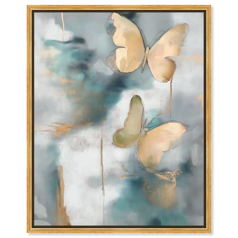 Butterflies Dream I Canvas by Art Remedy - 16" x 20" - Gold