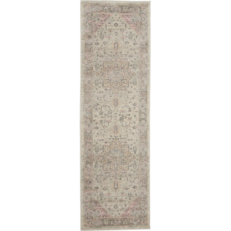 Nourison Tranquil Traditional Persian Medallion Area Rug