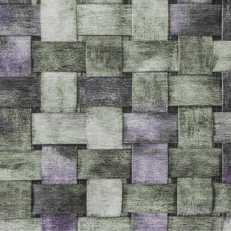 HomeRoots Striped Transitional Rectangle Outdoor Rug