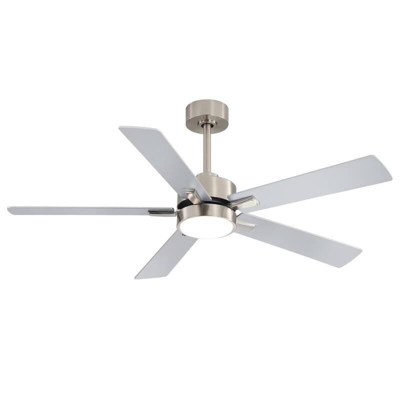 52-IN LED Ceiling Fan with Light Kit and Remote- 5 Blade