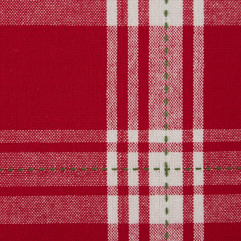 Christmas Plaid Pillow Cover 18x18 (Set of 4)