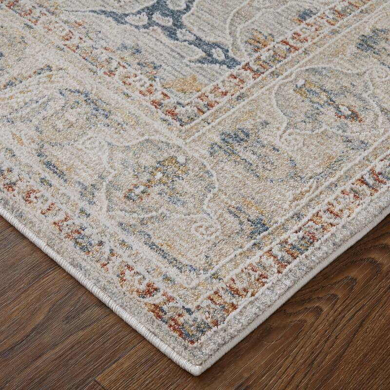 Grand Bazaar Hyannis Machine Made Ikat Transitional Area Rug