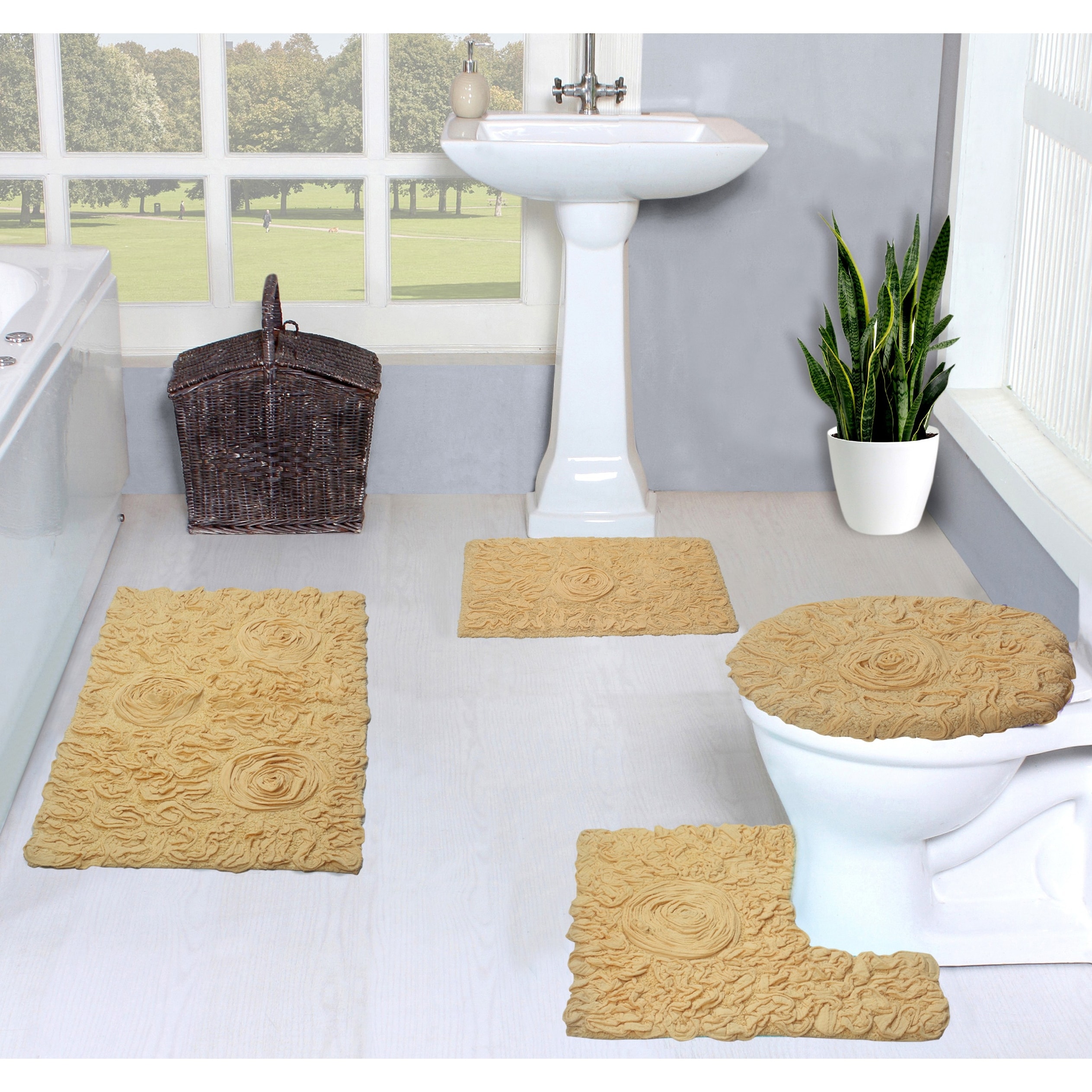 Bed bath and cheap beyond bathroom rugs