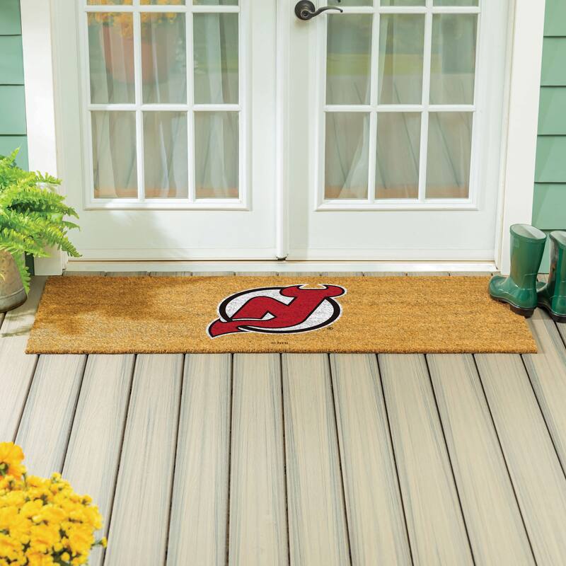 New Jersey Devils Full Color Indoor/Outdoor Coir Mat