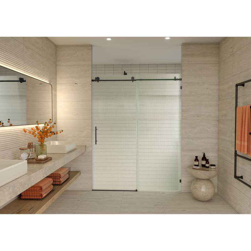 Glass Warehouse FLSLD-60-L Galaxy 78" High x 60" Wide Sliding