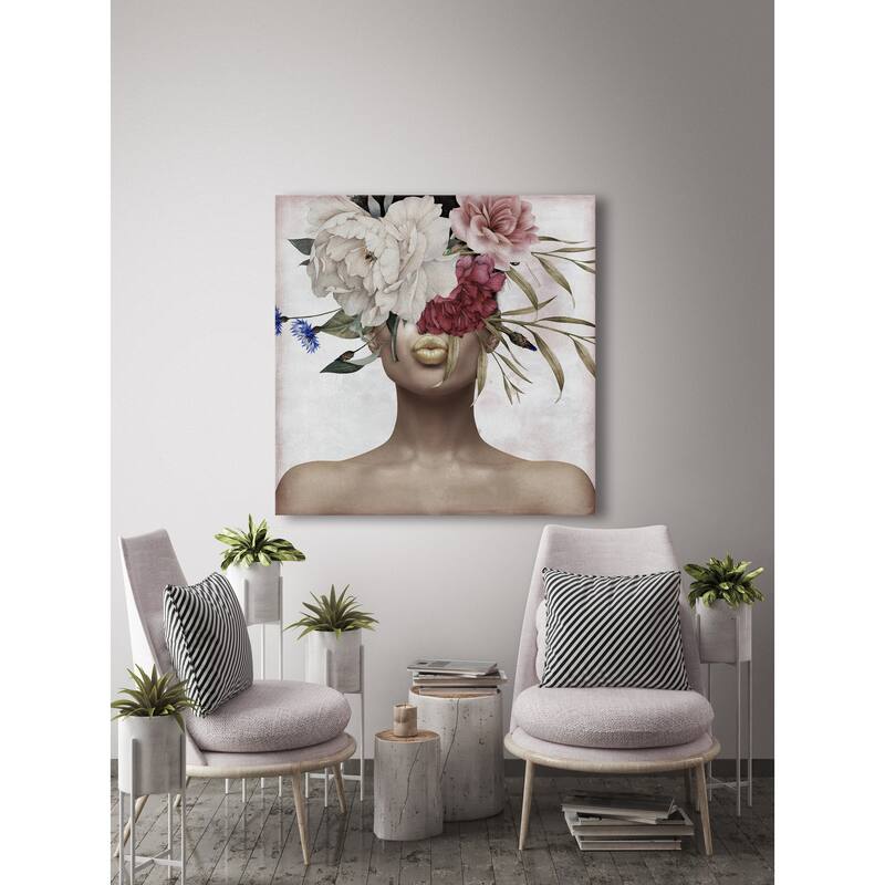 'Those Lips' Painting Print on Wrapped Canvas