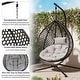 preview thumbnail 5 of 77, Wicker Hanging Egg Chair for Indoor and Outdoor Relaxation