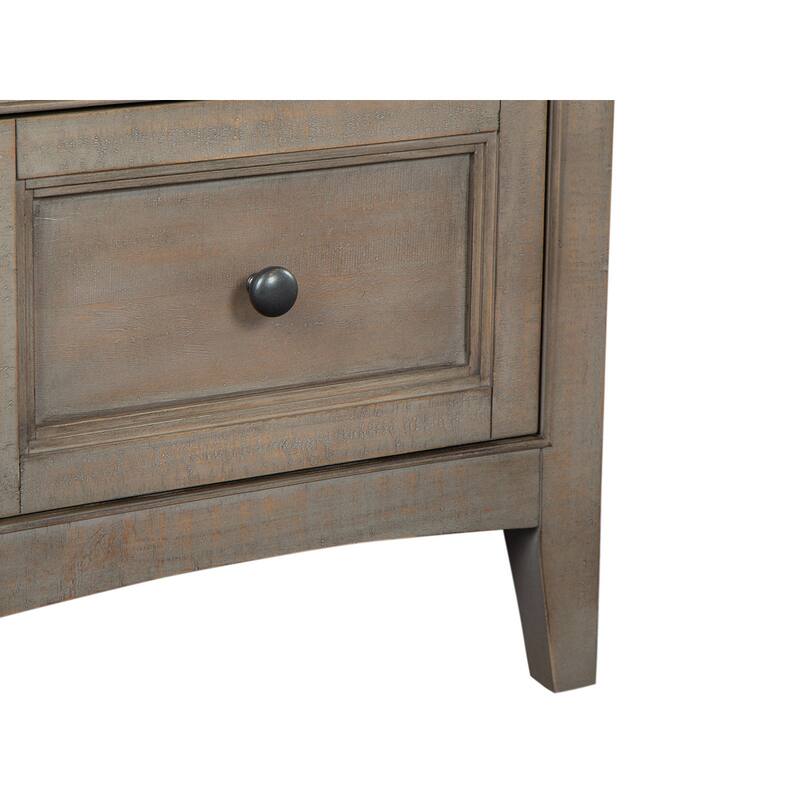 Magnussen Home Paxton Place Dovetail Grey Small Drawer Nightstand