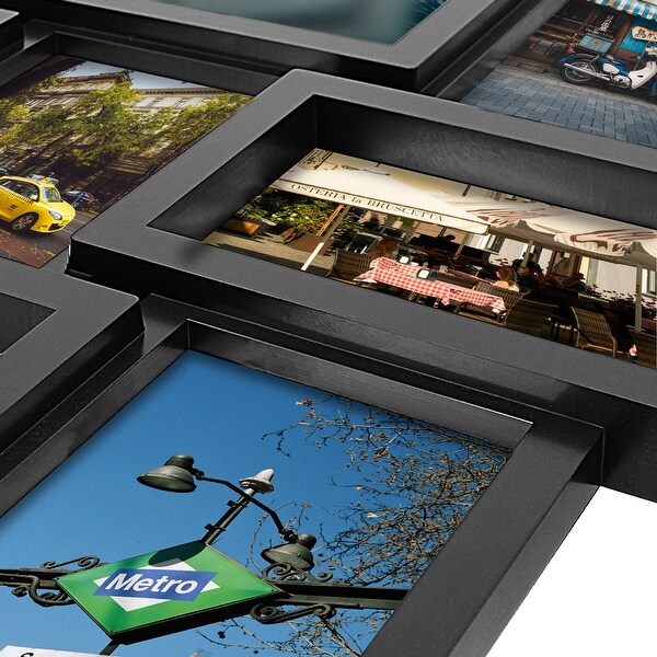 Elegant Gallery Design PVC Photo Frame - Holds 18 Photos - N/A