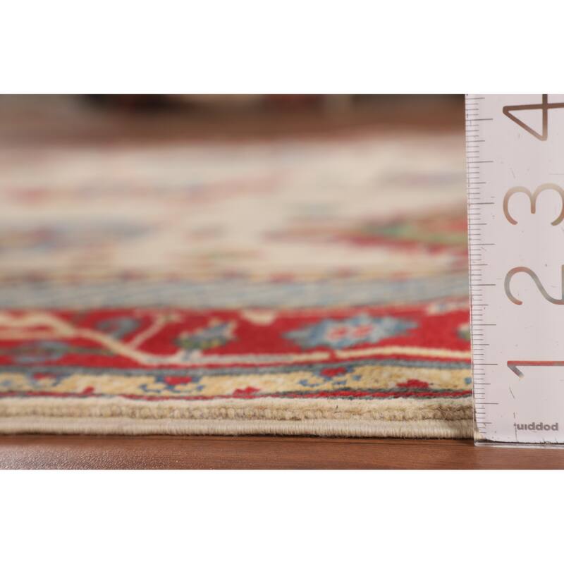 Kazak Oriental Area Rug Handmade Living Room Wool Carpet - 5'9" x 8'0"